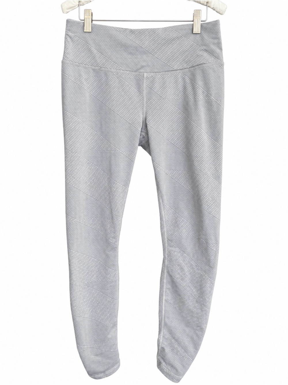 prAna Misty Leggings Grey Jacquard Yoga Sz M